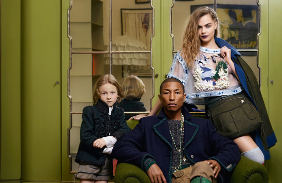 Cara Delevingne, Pharrell Williams, Chanel Cara Delevingne, Pharrell Williams, Chanel